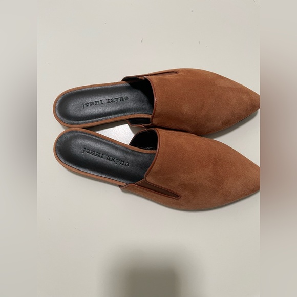 NWOB Jenni Kayne Women's Suede Mule in color Saddle , Sz 6 - Picture 4 of 12